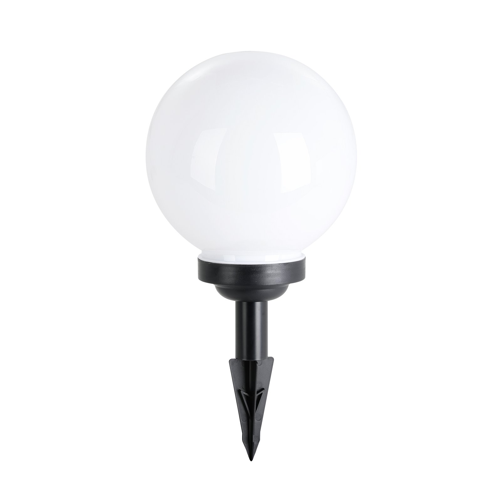 Esterno Solare Moderno Puglia Plastiche Nere Bianco Led 0,2W Ip44 Small 22442