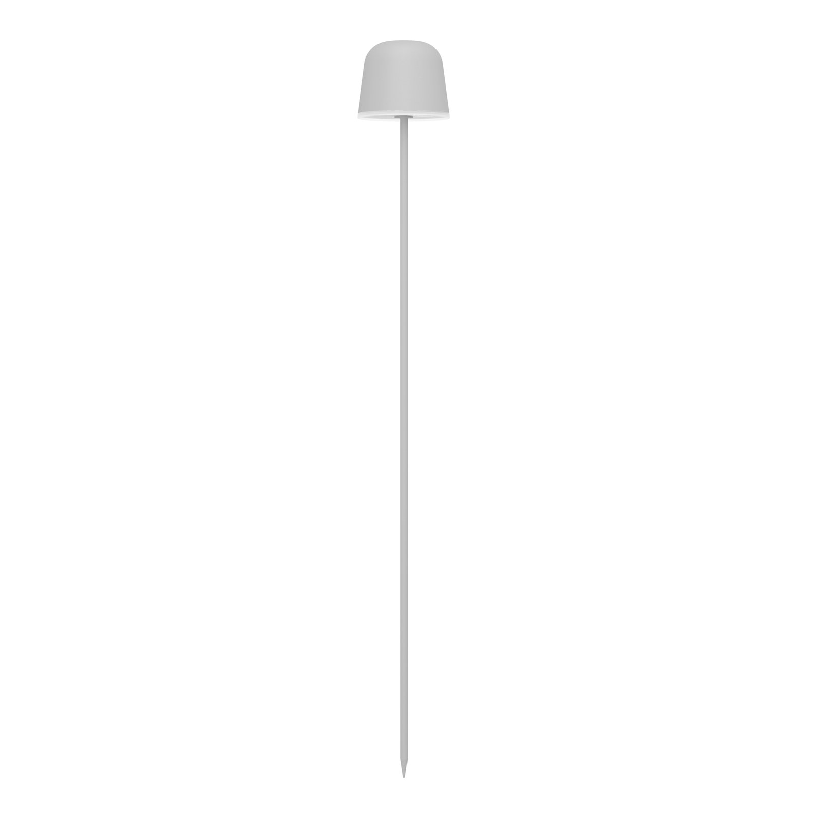Lampada Ricaricabile Moderna Mannera-S Alluminio Grigio Led 1,8W 170Lm Ip54 901878