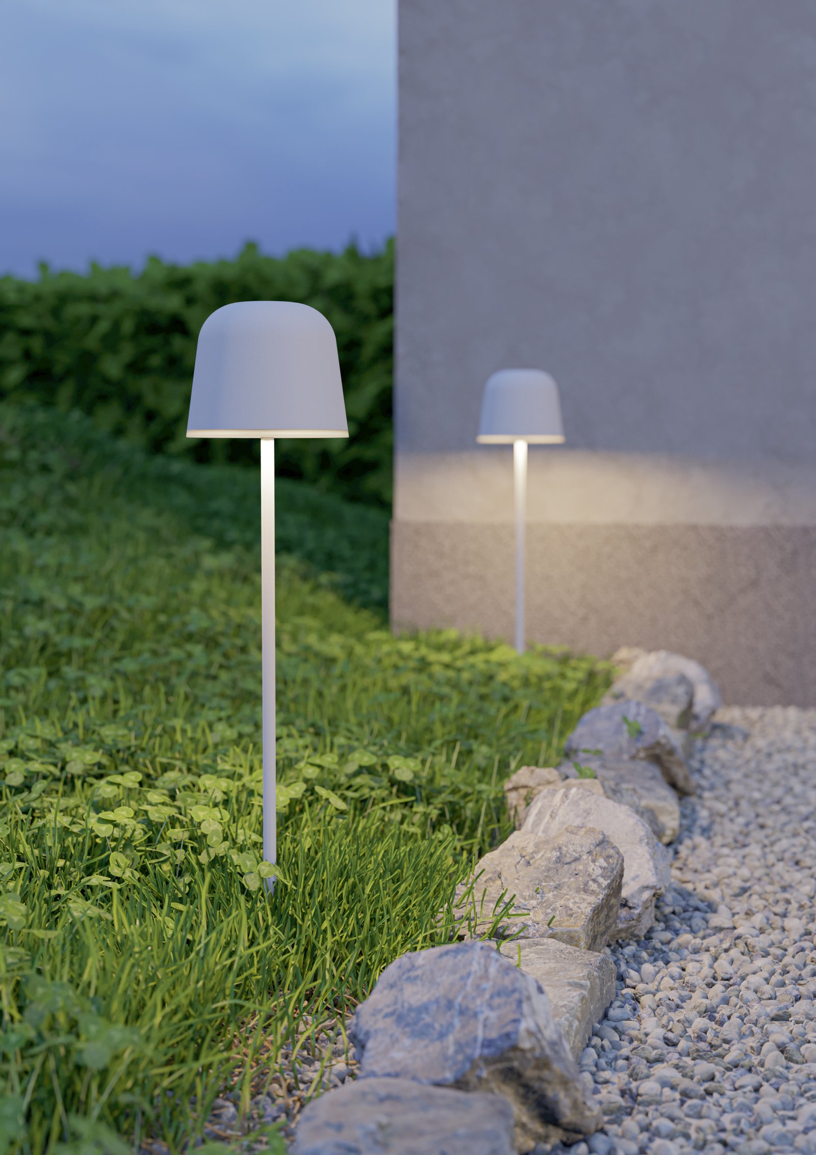 Lampada Ricaricabile Moderna Mannera-S Alluminio Grigio Led 1,8W 170Lm Ip54 901878