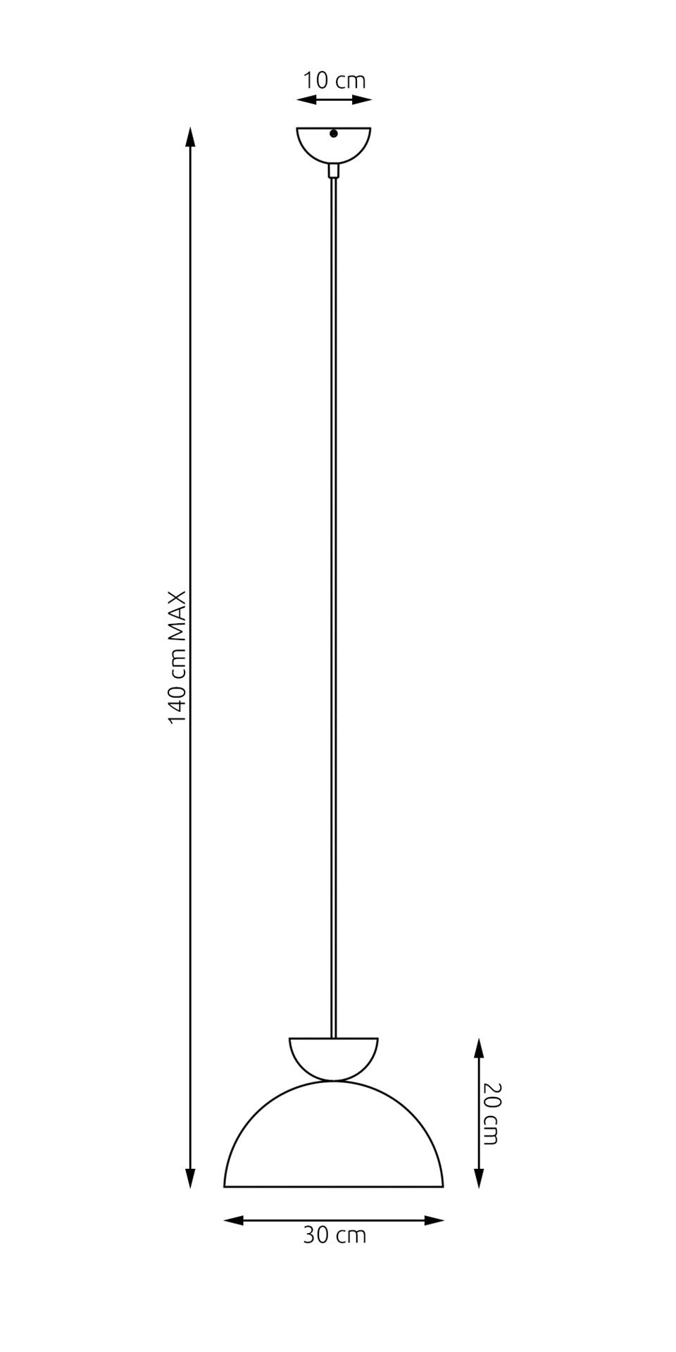 Lampadario Minimal Venus Acciaio Nero Arancione Small 1 Luce Gx53 1474/1S