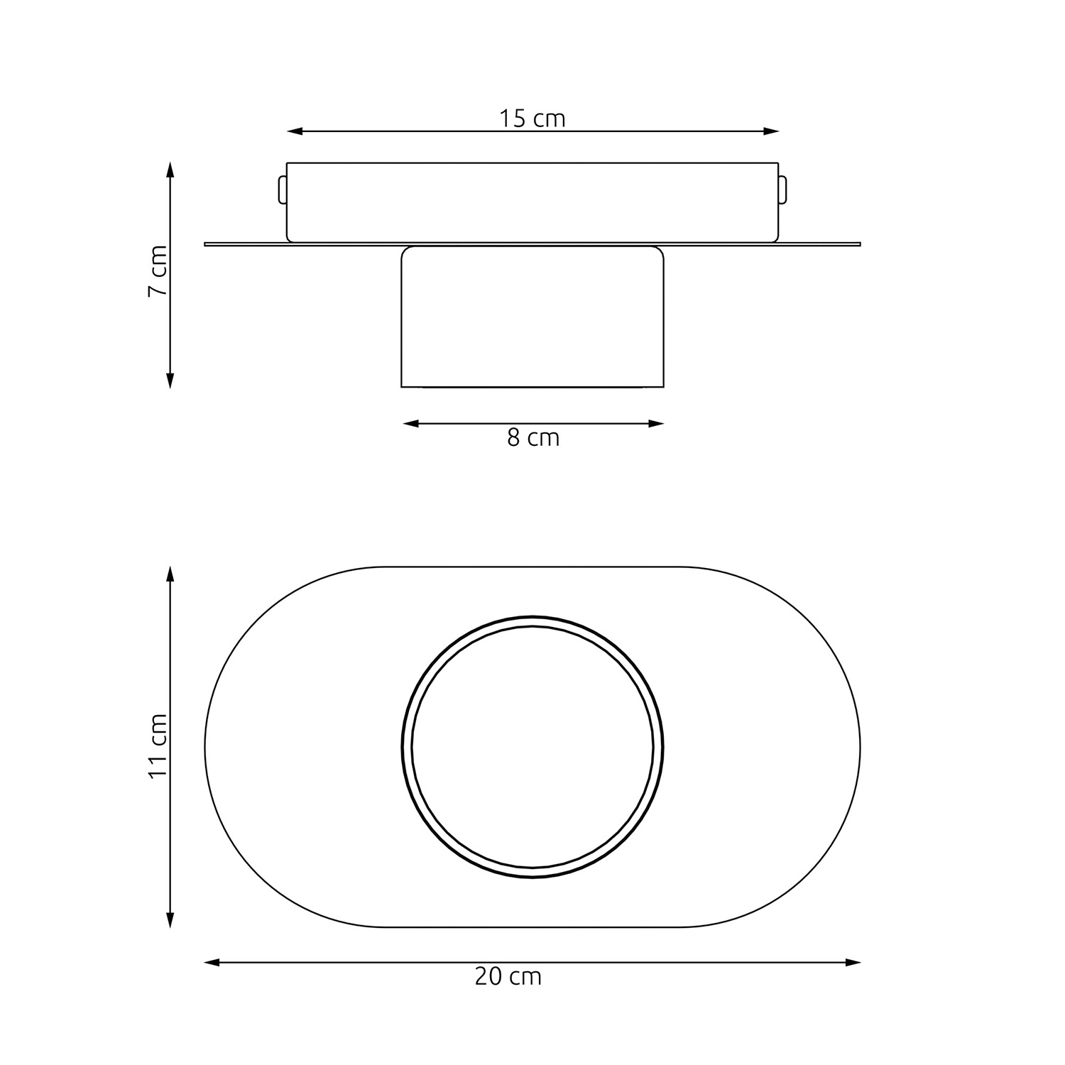 Lampada Da Soffitto 1 Luce Freya In Acciaio Nero Diffusore A Cilindro LA0045-EB-PL1-NR