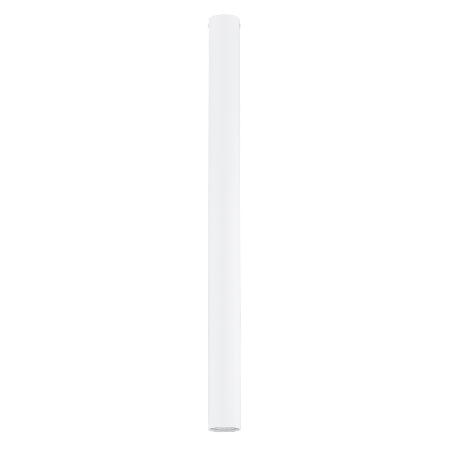 Plafoniera Moderna Faretto Mahadeva 1 Luce Acciaio Bianco 80 Cm 1317/1XXL