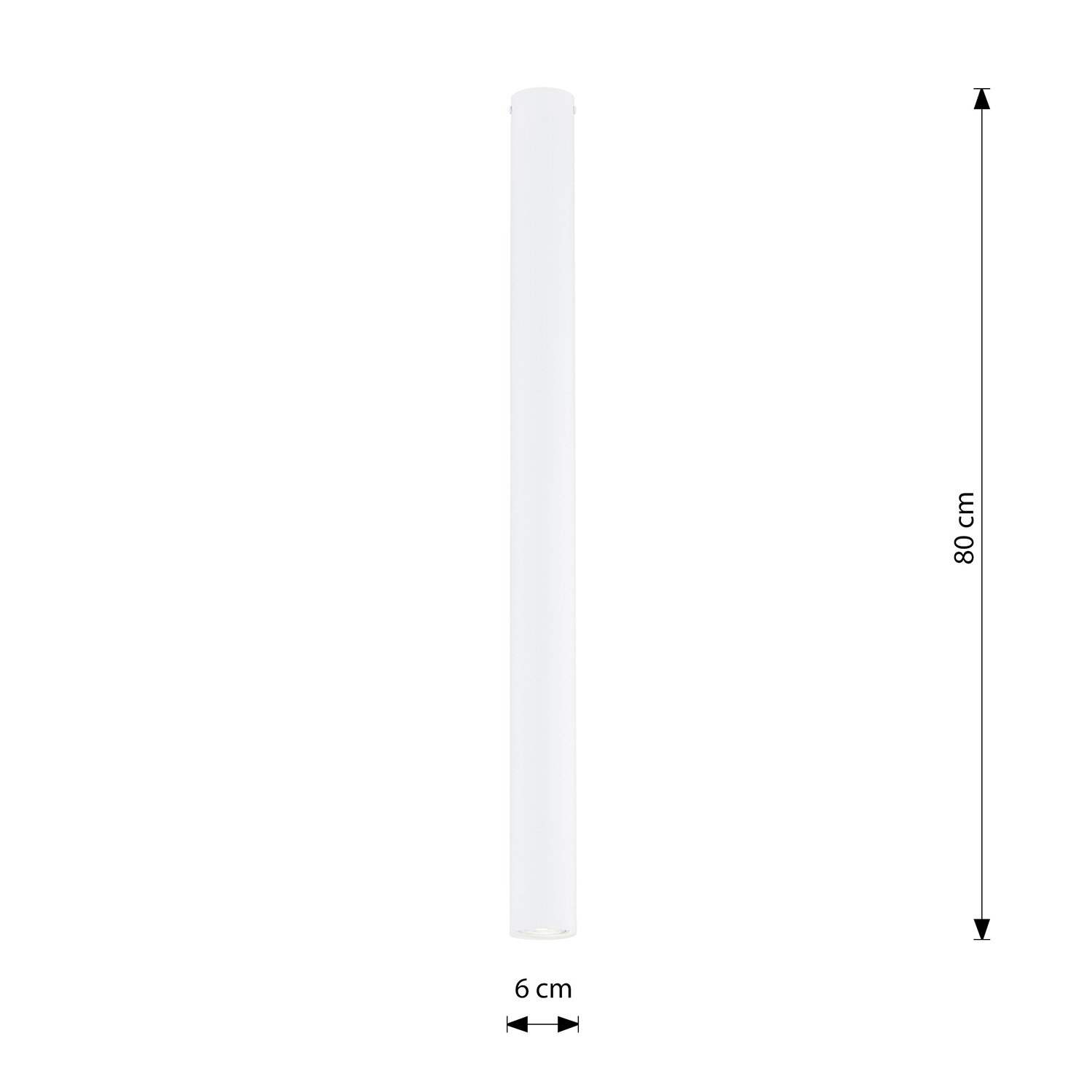 Plafoniera Moderna Faretto Mahadeva 1 Luce Acciaio Bianco 80 Cm 1317/1XXL