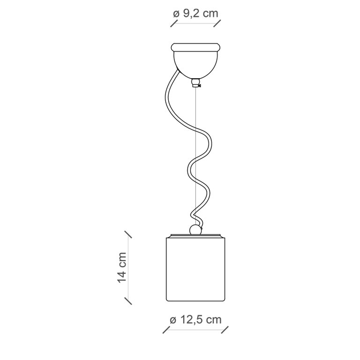 Lampadario Vintage Ceramica Gialla 1 Luce E27 C984-VIG