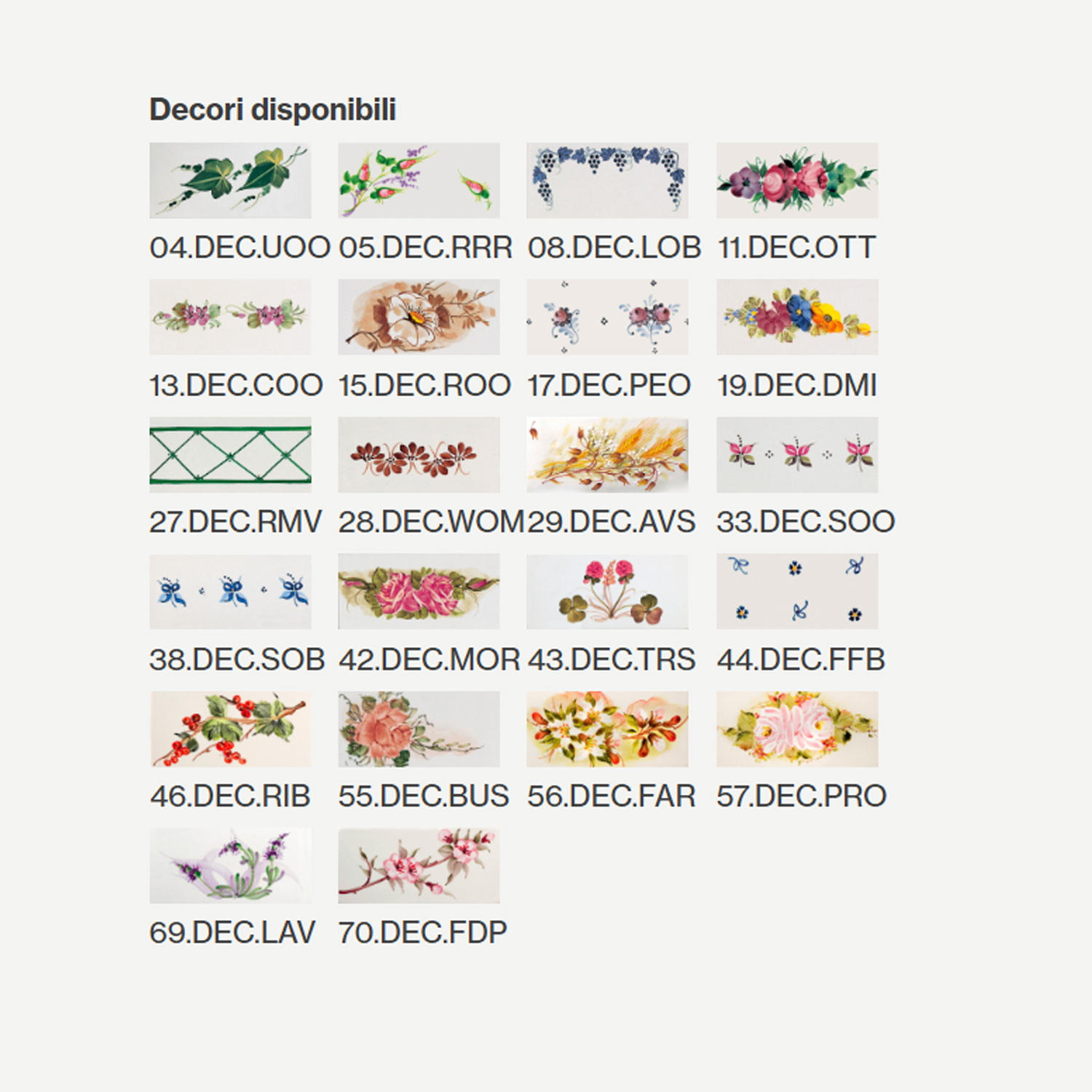 Applique Classica Trieste Bianco Decorato Filo Marrone 2 Luci E14 C304-14-28-DEC-WOB