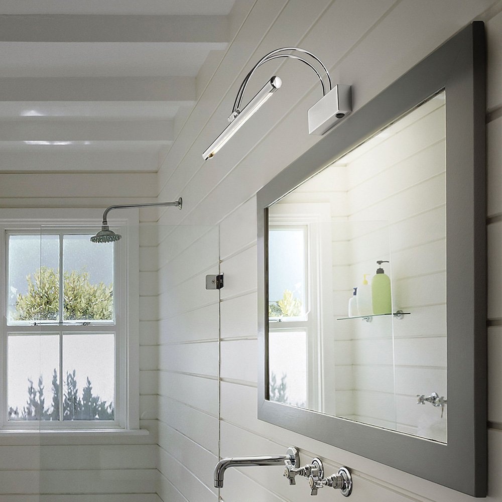 Applique Contemporanea Bow Metallo Cromo Led 4,5W Luce Calda 007045