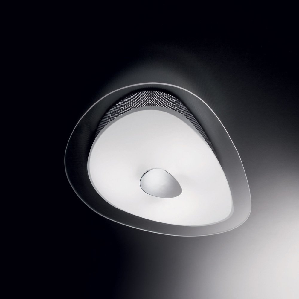Plafoniera Moderna Geko Metallo Bianco 4 Luci E27 116112