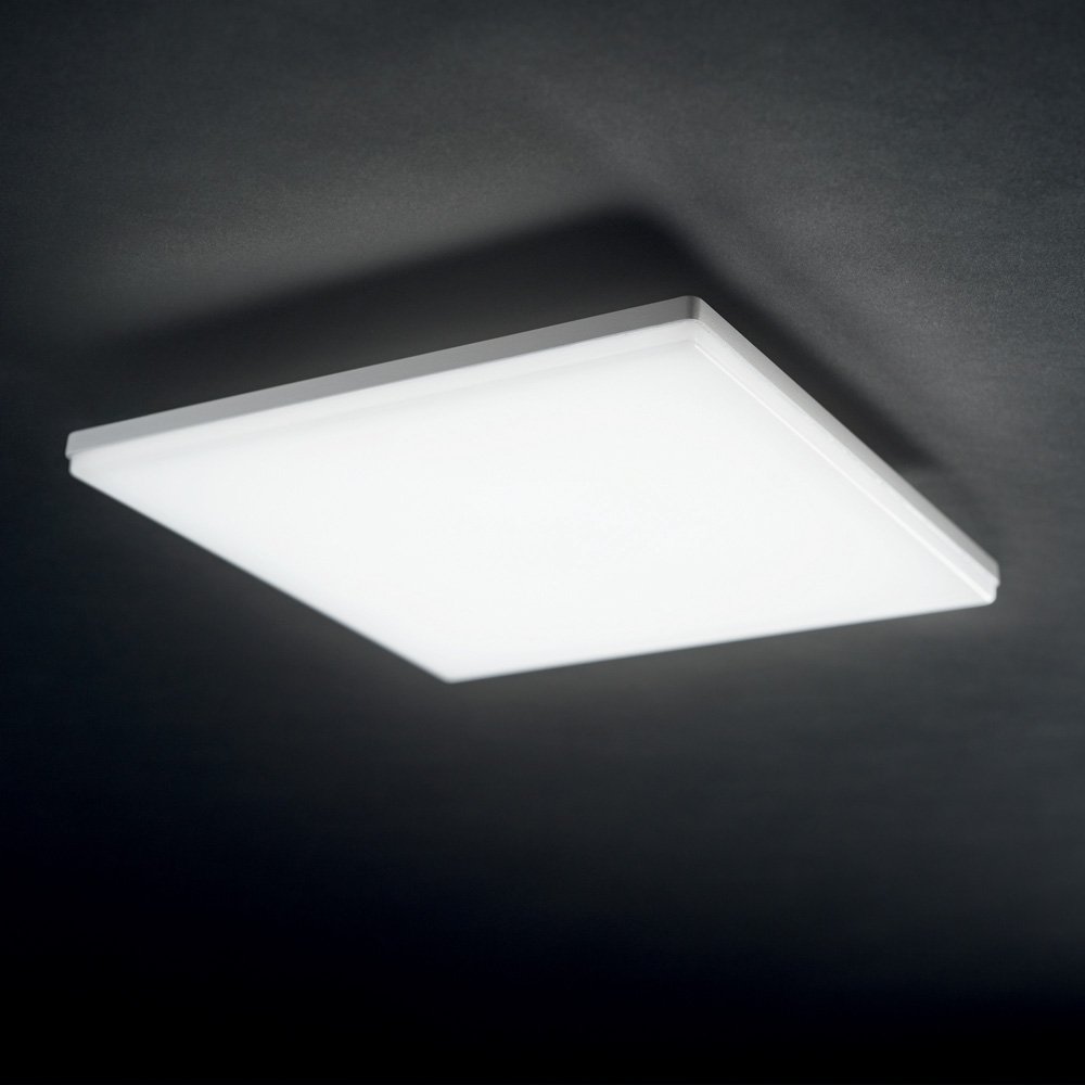 Plafoniera Quadrata Moderna Mib Alluminio-Materie Plastiche Bianco Led 19W 4000K 202921