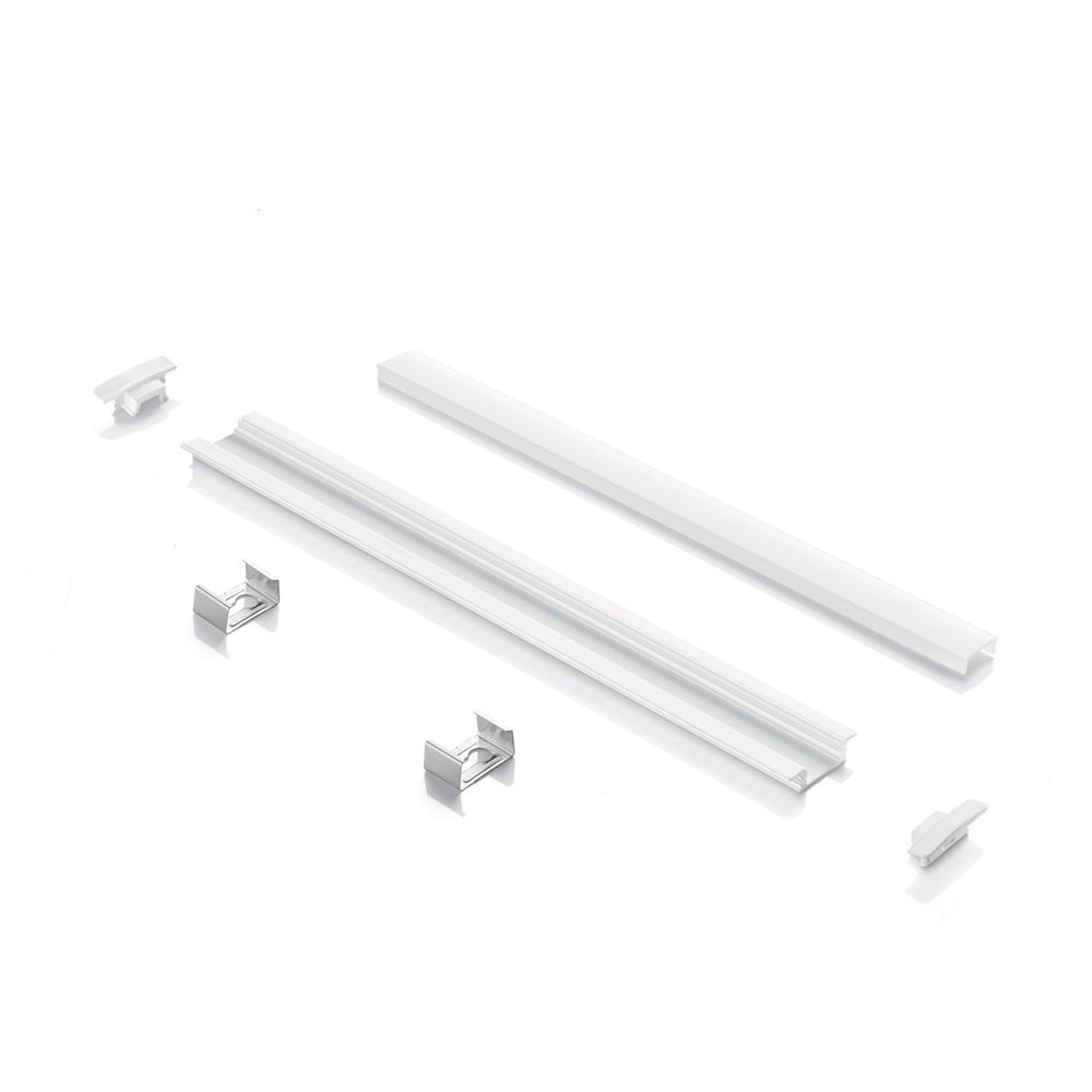 Profilo Slot Metallo Bianco Trim D25X5 300Cm 204611