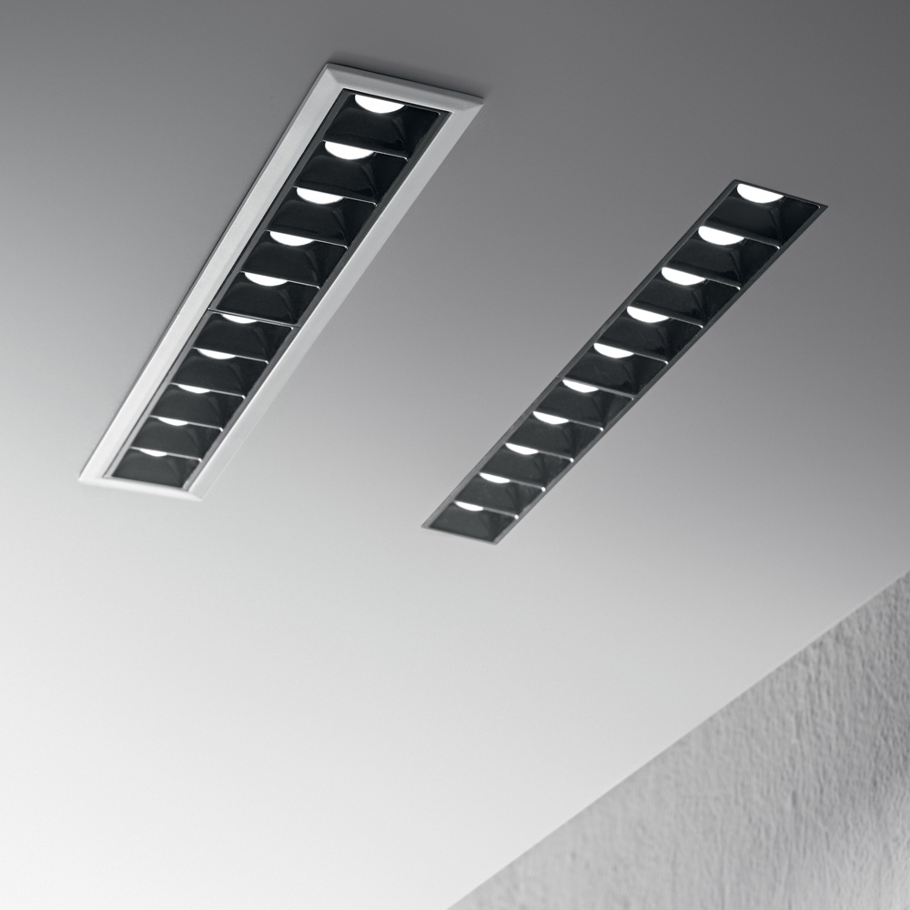 Modulo Lika Alluminio Nero Led 20W 3000K Luce Calda 206240