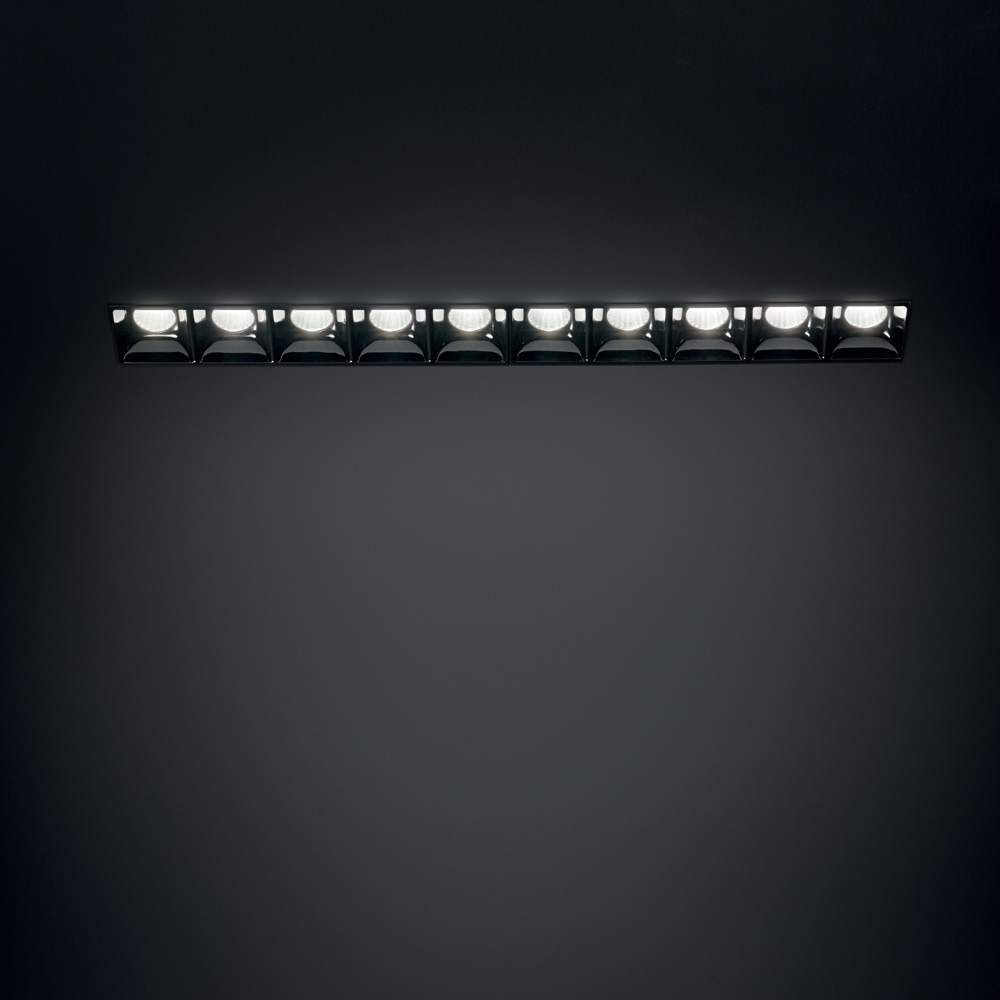 Modulo Lika Alluminio Nero Led 20W 3000K Luce Calda 206240