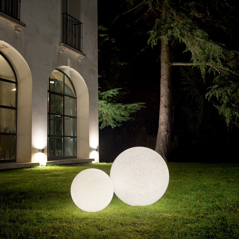Piantana Moderna Doris Materie Plastiche Bianco 1 Luce E27 D30Cm 214009