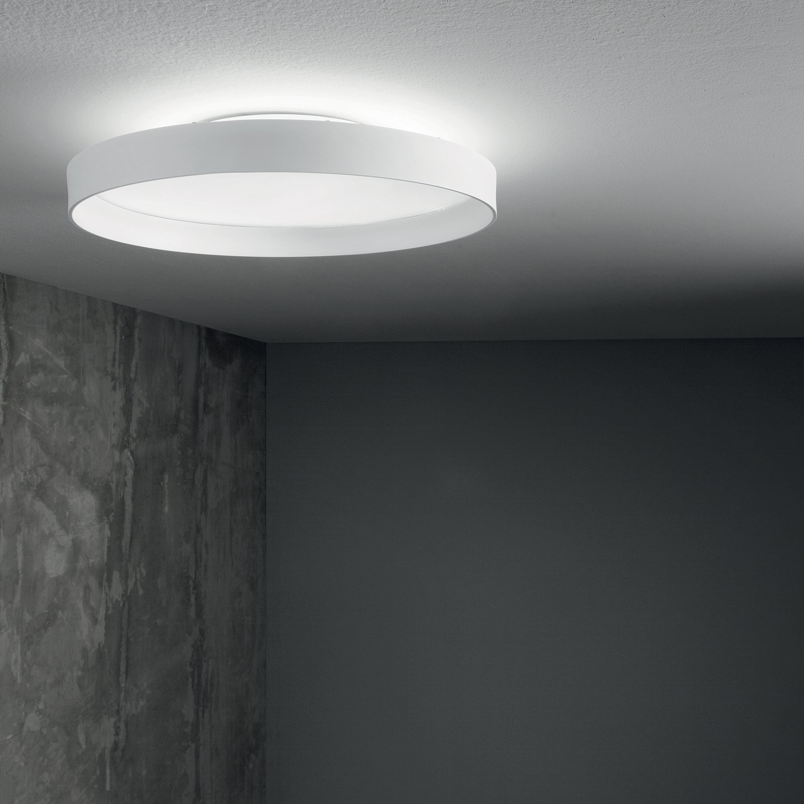 Plafoniera Moderna Fly Alluminio-Materie Plastiche Bianco Led 26W 3000K 254272