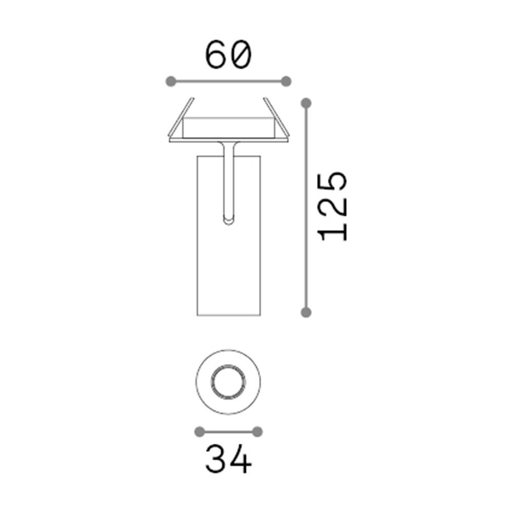 Tecnico Moderno Play Alluminio Bianco Led 7W 3000K Luce Calda 258270