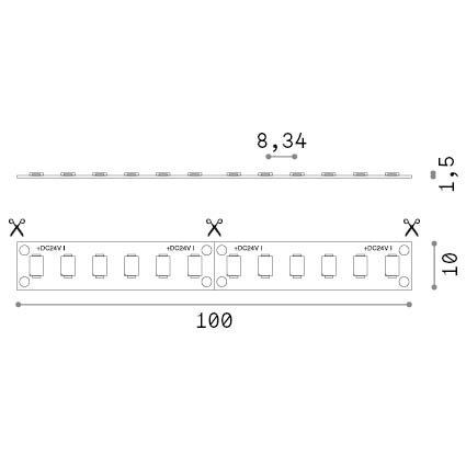 Strip_Led_120_Smd_15W/M_4000K_Cri90_Ip20 272474