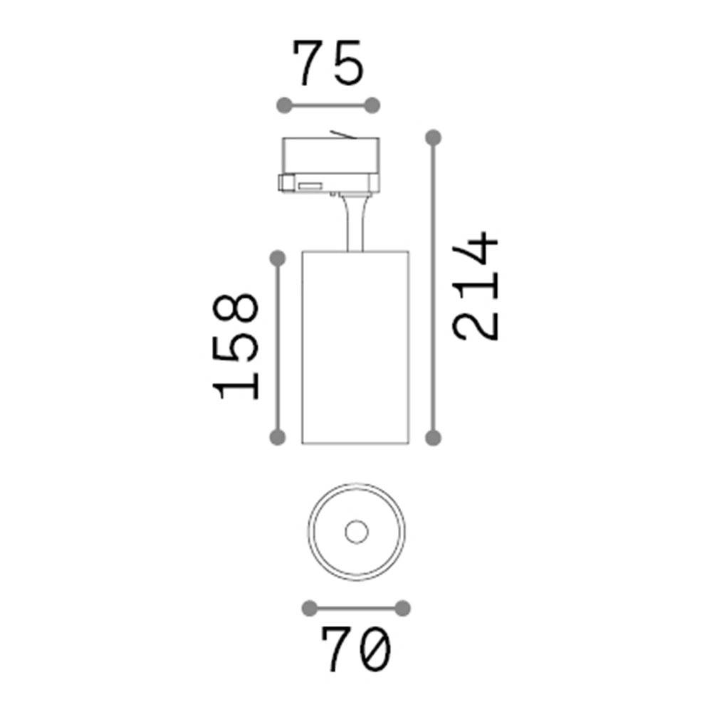 Proiettore Fox On-Off Alluminio-Materie Plastiche Nero Led 25W 3000K Cri90 285399