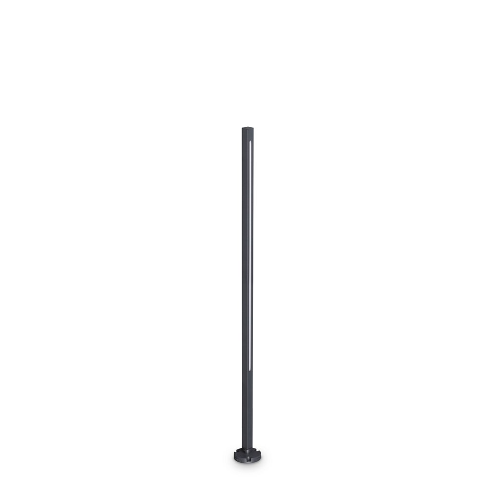 Piantana Moderna Jedi Metallo Antracite Led 19W 3000K Luce Calda