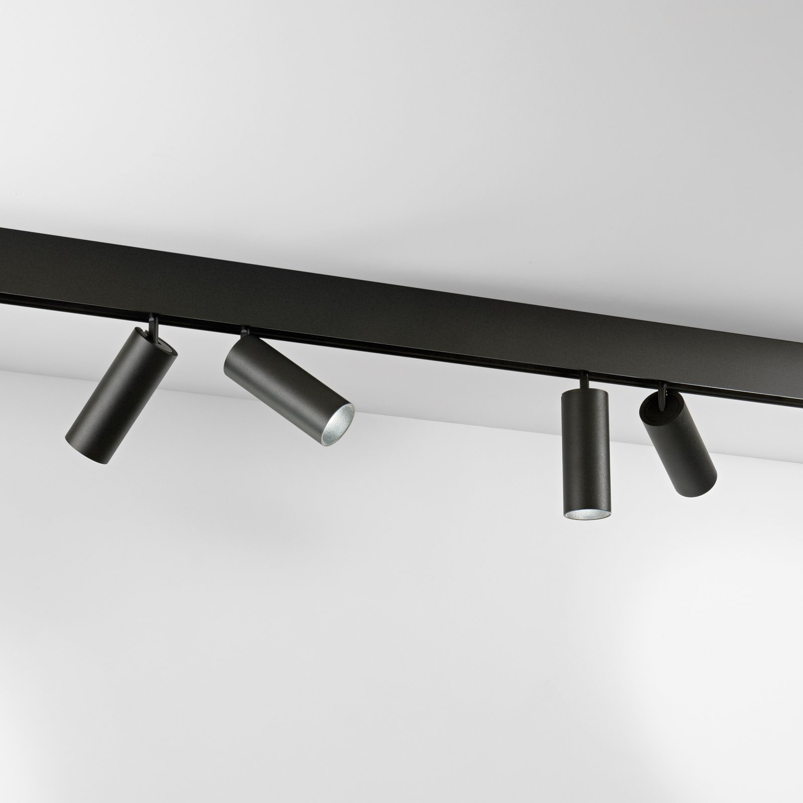 Faretto Per Sistema Ego Double 2 Luci Led Integrato Nero 321806