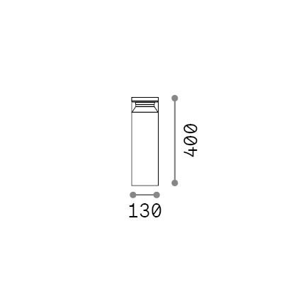 Lampada Da Tavolo Boeing 1 Luce Led Antracite Per Esterno Ip65 327242