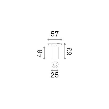 Faretto Deva 1 Luce Led Nero 2.5W Ip20 332765