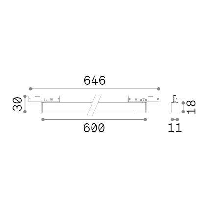 Lampada Da Tavolo Diesis 1 Luce Led Nero 6.5W Ip20 332833