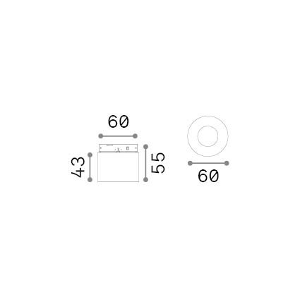 Faretto Da Incasso Deva 1 Luce Led Integrato Nero 5W Ip20 332840