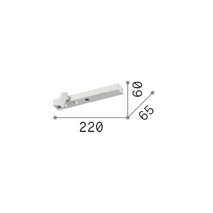 Applique Bonne Nuit 2 Luci Led Integrato Nickel 336770