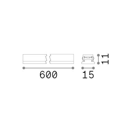 Stick_Wide_12W_2700K_Nero 345093