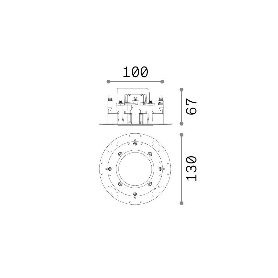 Faretto Da Incasso Beyond 10W Led Integrato Bianco 950Lm Ip20 355948