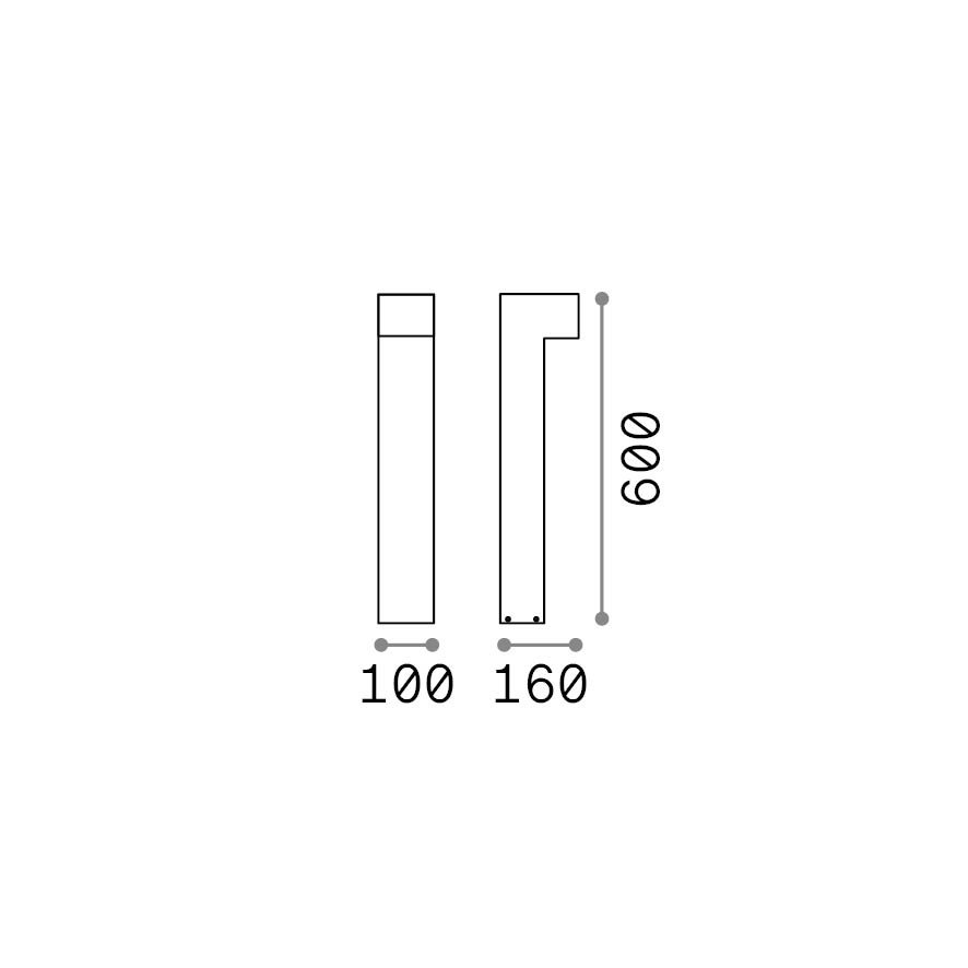 Sirio_Led_Pt1_H60_Nero 365350