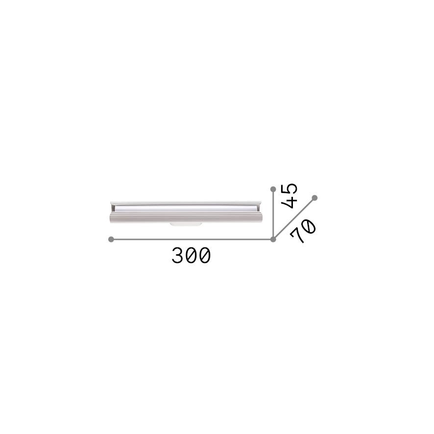 Applique Dorica 1 Luce Led Integrato Rame 366333