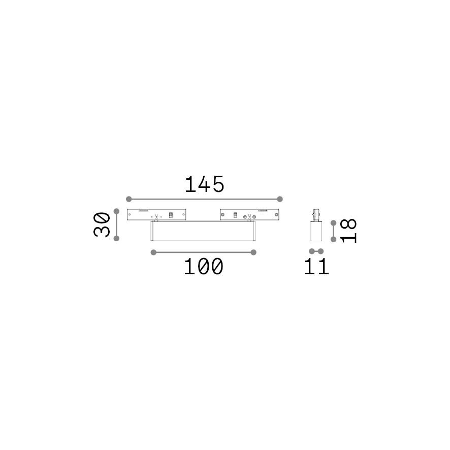 Faretto Da Incasso Deva Accent 1 Luce Led 5W Nero 3000K Ip20 369907