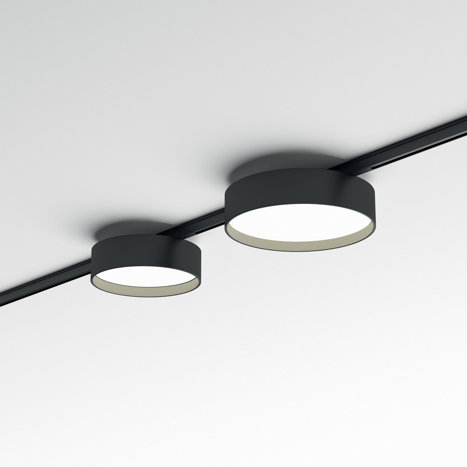 Sistema Lineare Deva 1 Luce Led 10W Nero Ip20 370019