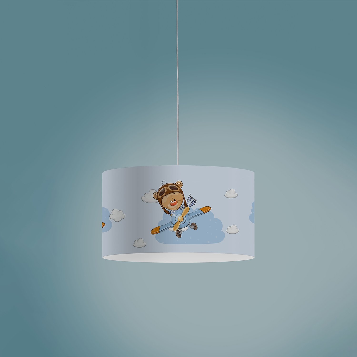 Sospensione Moderna Decokids Polilux ® Grafica Fly 1 Luce E27 908/XXL/DK/FLY