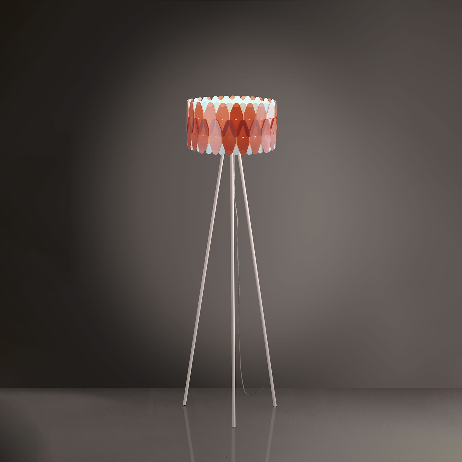 Piantana Moderna Amanda Polilux ® Rame E Metallo 1 Luce E27 AMD-C/3P/148/COP