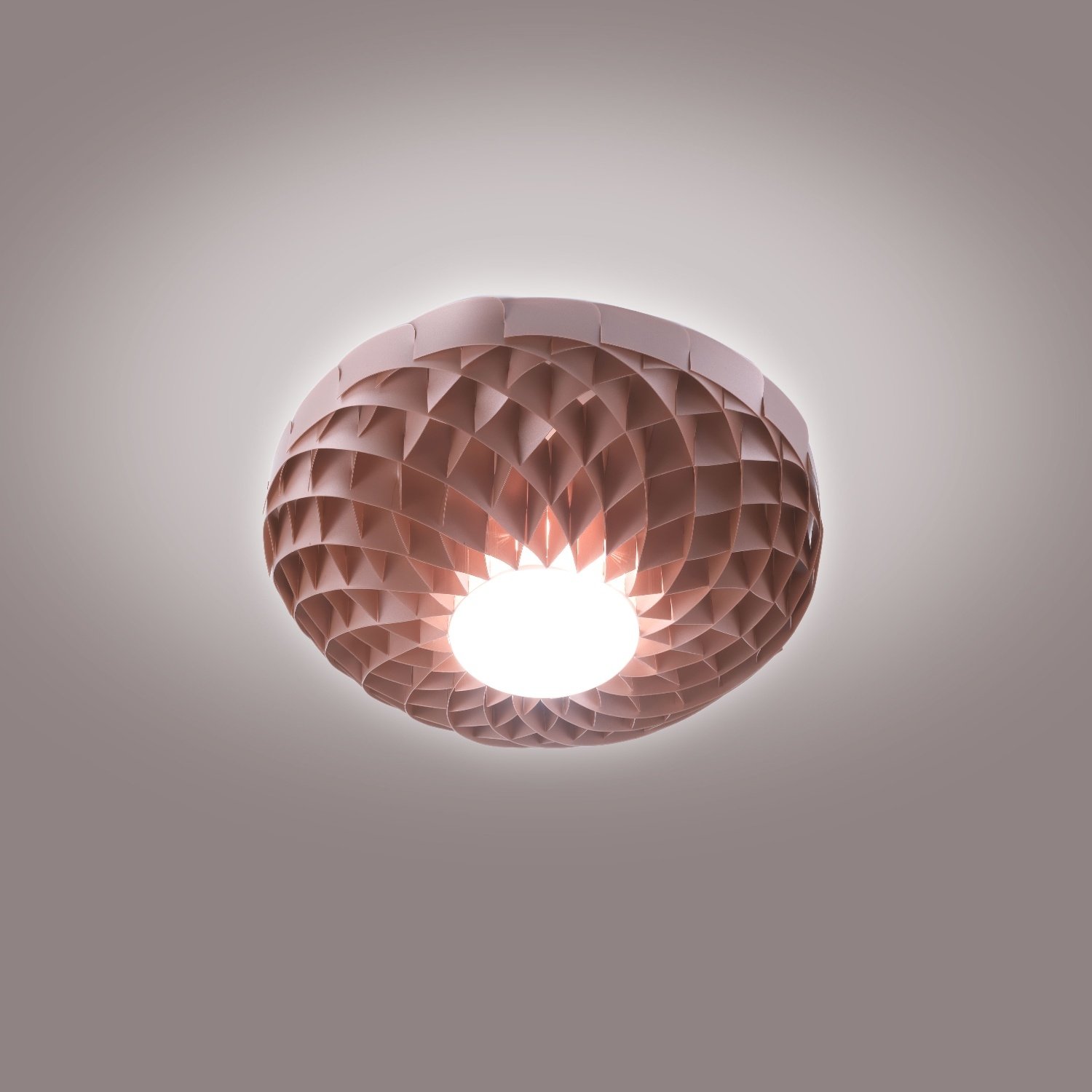 Applique Moderna Dalia Polilux ® Pink Metal 7 Luci Gx53 6,5W 3000K DALIA/AP/100/LED/PKM