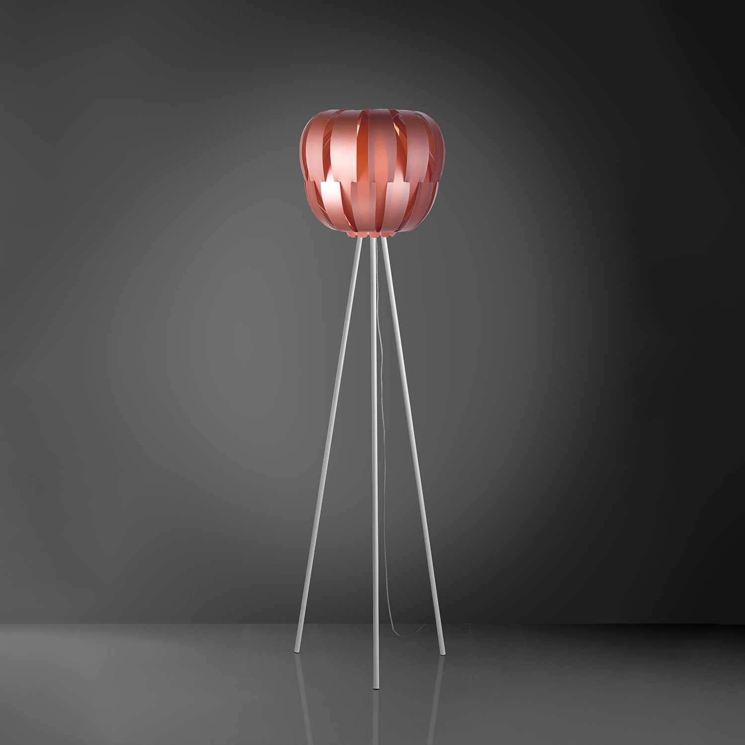 Piantana Moderna 3 Piediqueen Polilux ® Pink Metal E Metallo 1 Luce E27 QN/3P/165/PKM