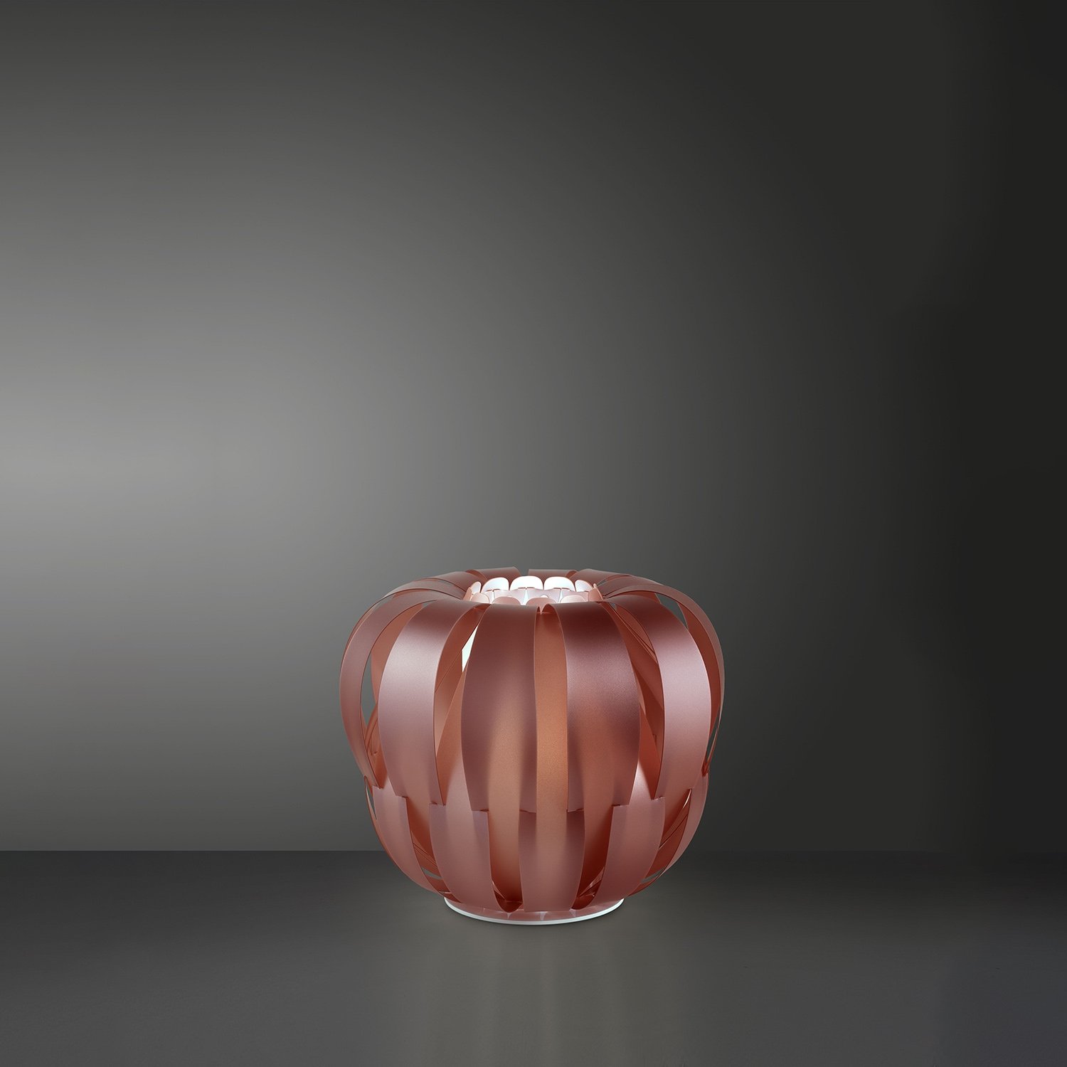 Lampada Scrivania Moderna Queen Polilux ® Pink Metal Metallo Bianco 1 Luce E14 QN/L/19/PKM