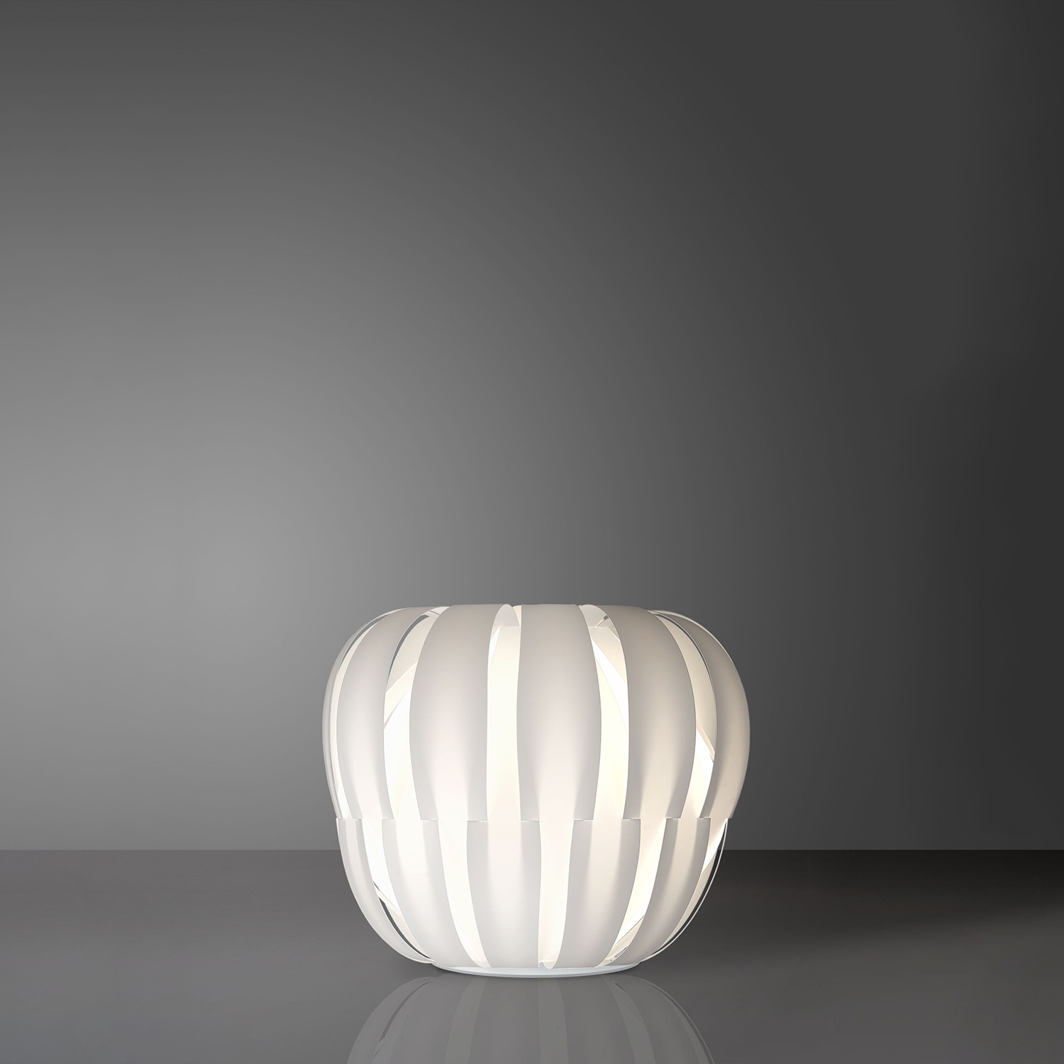 Lampada Da Scrivania Moderna Queen Polilux ® Bianco E Metallo 1 Luce E27 QN/L/29/W