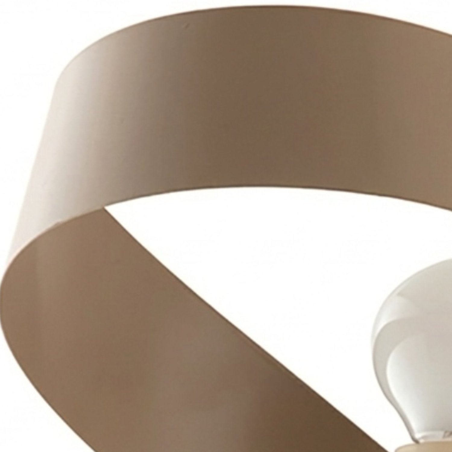 Applique Moderna Primula 1 Luce Tortora e Avorio LuceArt Classic BL145-AP1-AT