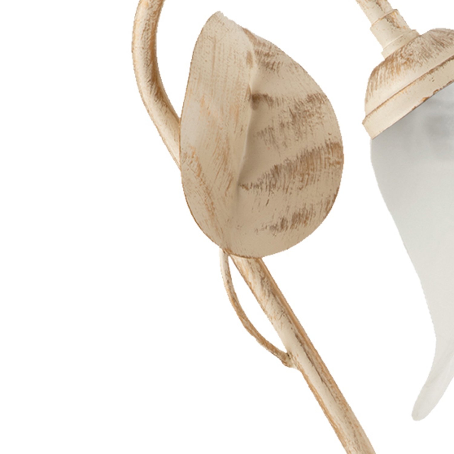 Lampada da Tavolo Limone 1 Luce Avorio e Bianco LuceArt Classic BL179-LT-AV