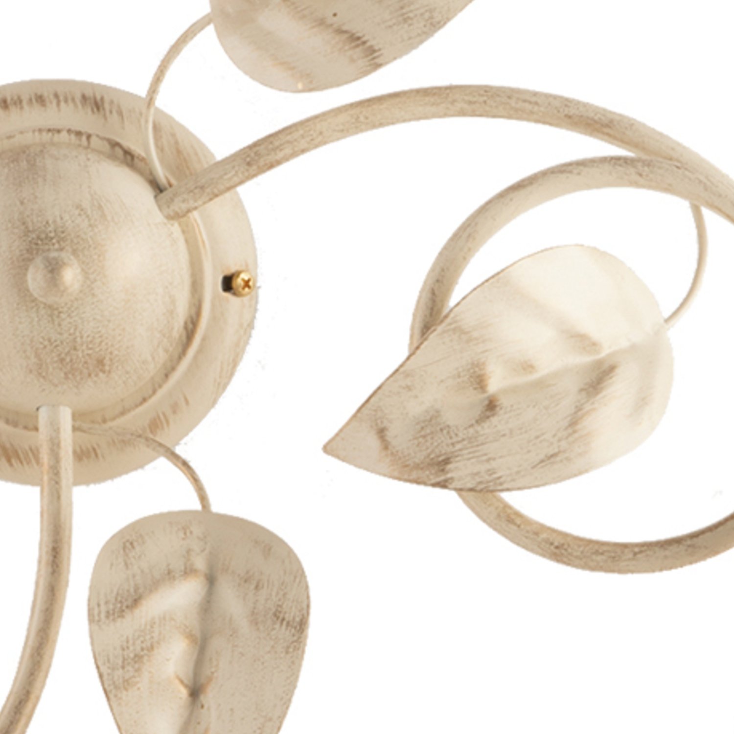 Plafoniera Arte Povera Limone 3 Luci Avorio e Bianco LuceArt Classic BL179-PL3-AV