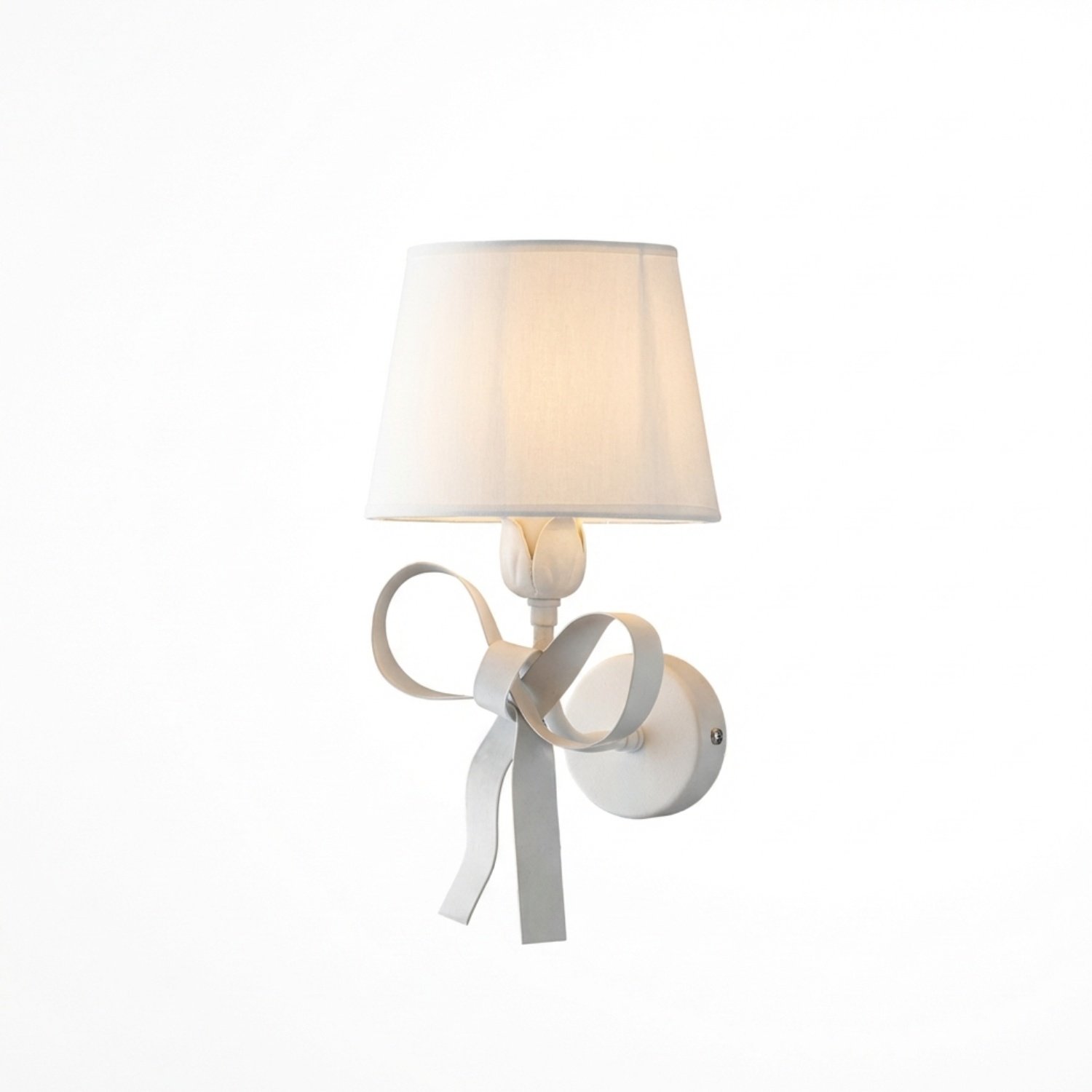 Applique Shabby Chic Lucy 1 Luce Bianco LuceArt Classic BL184-AP1-BCO-PARB
