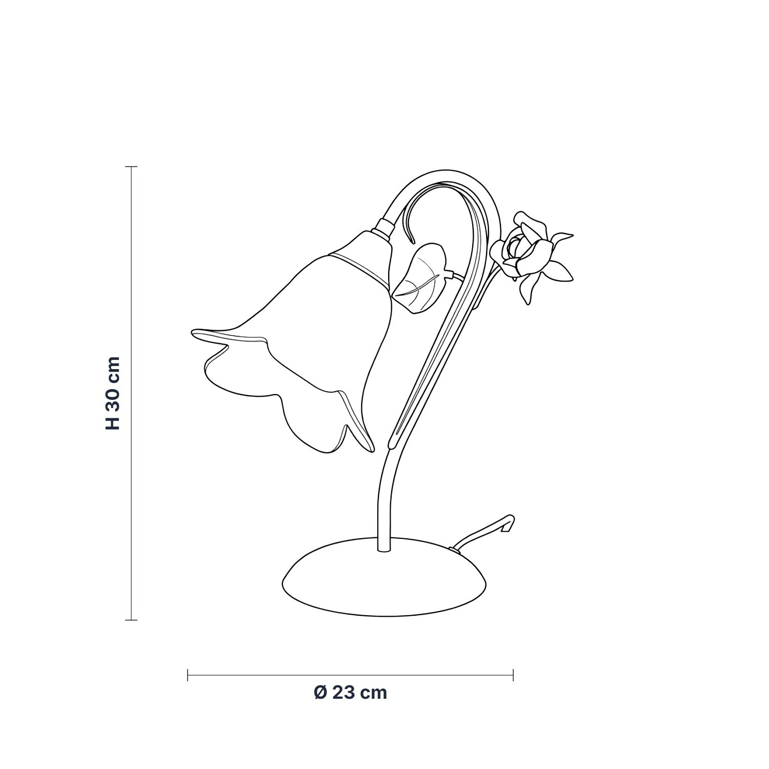 Lampada da Tavolo Cestino 1 Luce Marrone e Bianco LuceArt Classic BL26-LT-BR