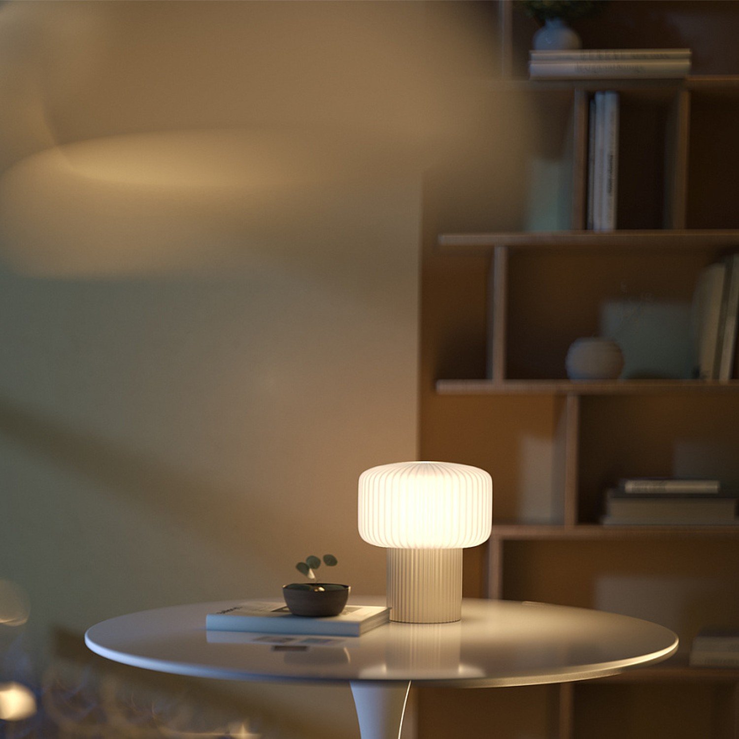 Lampada Da Tavolo Moderna Omaggio Ceramica E Vetro 1 Luce G9 MOD404TL-01BG