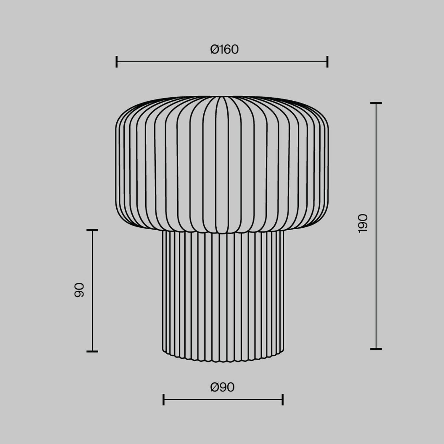 Lampada Da Tavolo Moderna Omaggio Ceramica E Vetro 1 Luce G9 MOD404TL-01BG