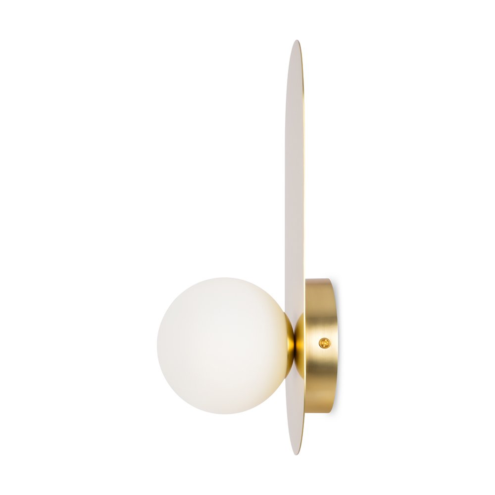 Applique Da Parete Moderna Bao 1 Luce G9 28W Metallo Oro Ip20 MOD419WL-01G
