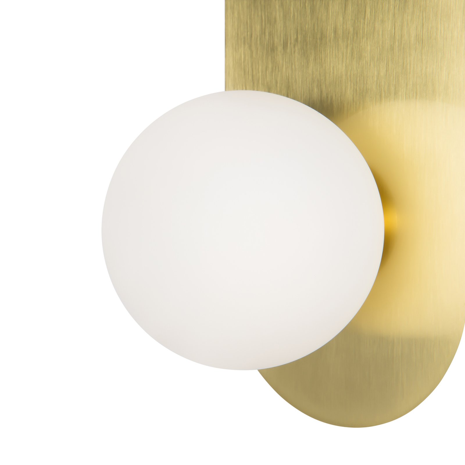 Applique Da Parete Moderna Bao 1 Luce G9 28W Metallo Oro Ip20 MOD419WL-01G