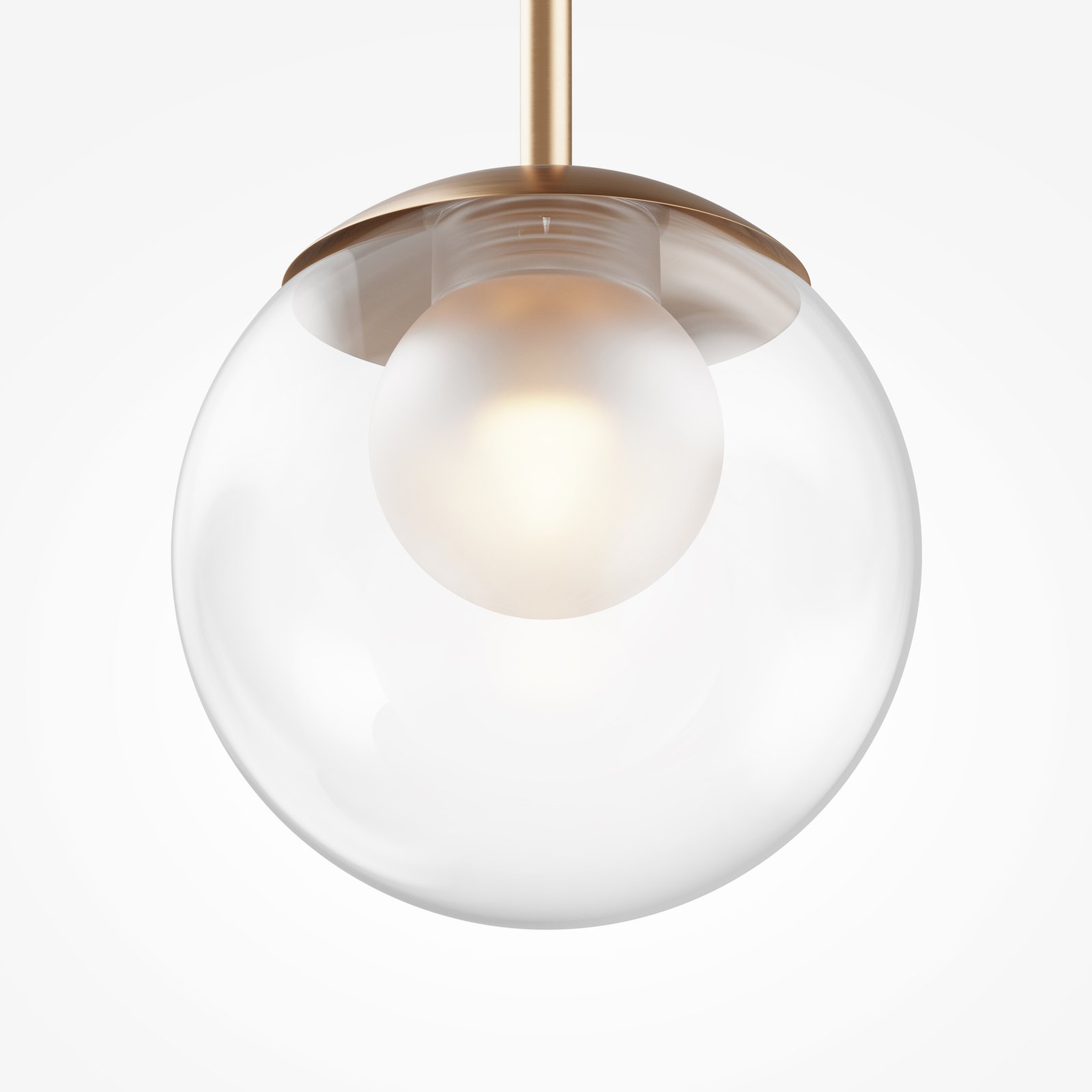 Lampadario A Sospensione Moderno Basic Form Luce G9 20W Metallo Oro Ip20 MOD521PL-01G1
