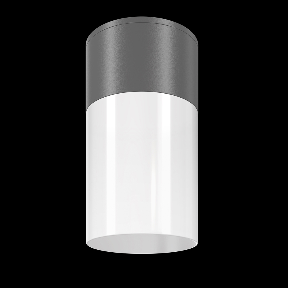 Lampade A Soffitto Moderno Da Esterno Alluminio Grafite 1 Lucee27 60W Ip54 O418CL-01GR
